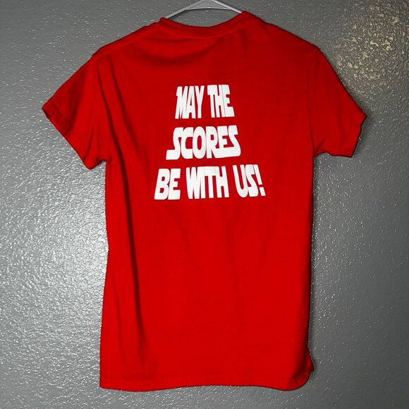 Gildan Star Wars Yoda “Testing We Are, Passing We Will” Red Graphic Tee Size Sma - Picture 3 of 4